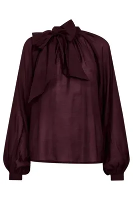 COPENHAGEN MUSE CMTILLY-BLOUSE Windsor wine