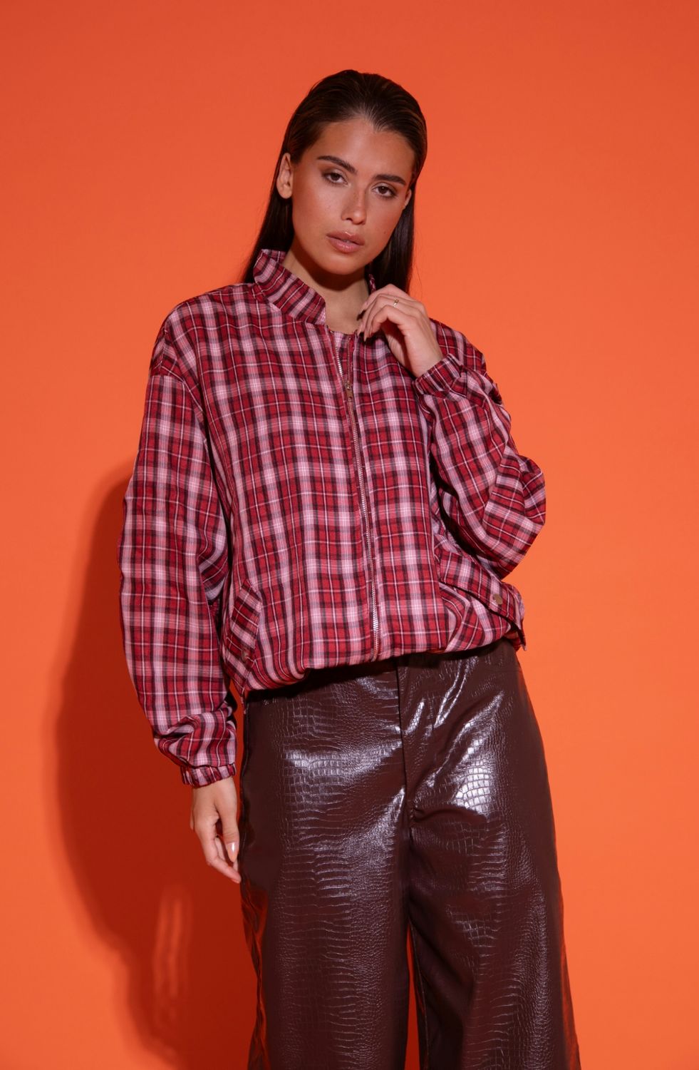 STUDIO AMAYA Check Bomber