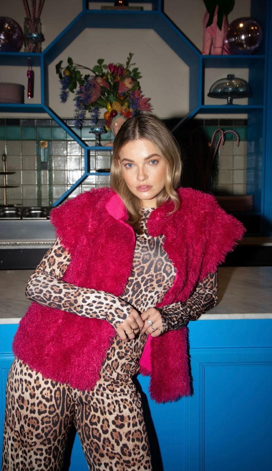 STUDIO AMAYA Suvi Fluffy gilet