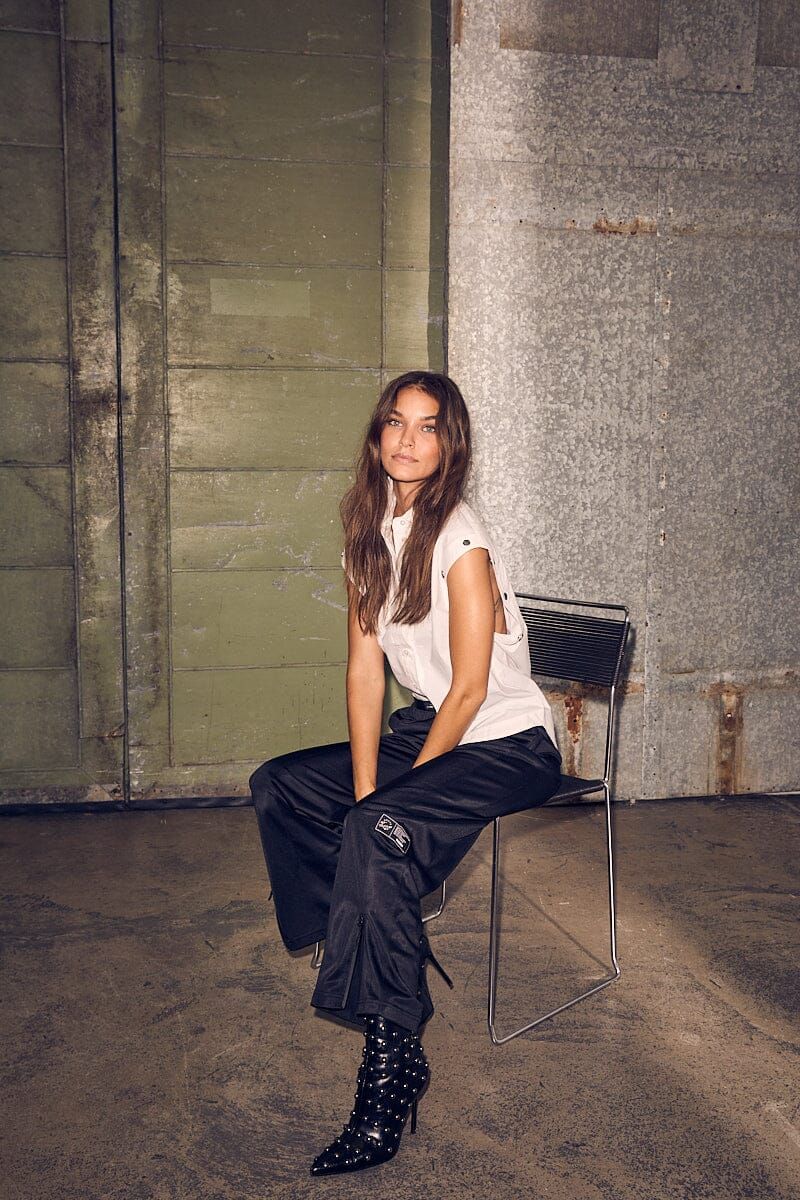 HAUTE L’AMITIÉ New Zip Track Tall Pants