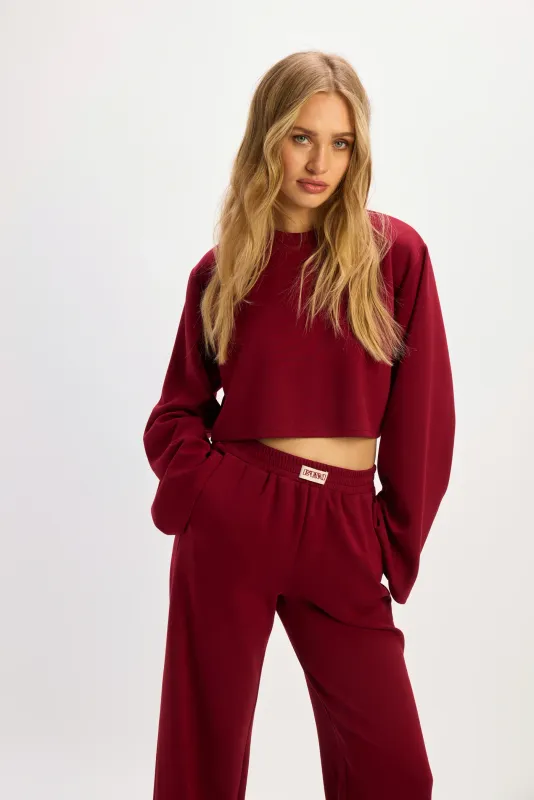 ladies knitted croptop CARINA