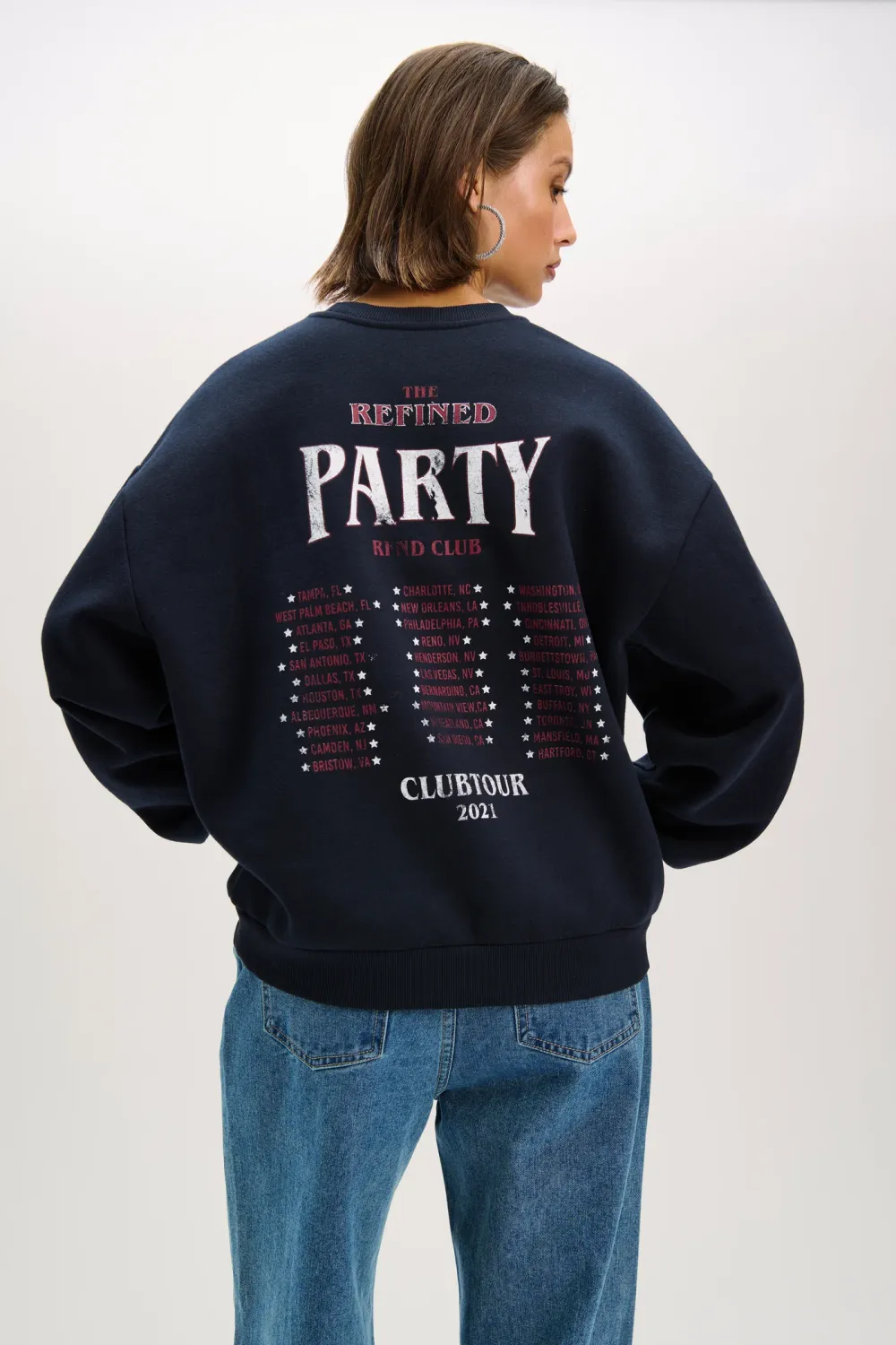 ladies knitted oversized sweater FEMME Black