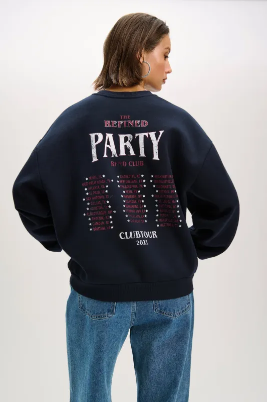 ladies knitted oversized sweater FEMME Black