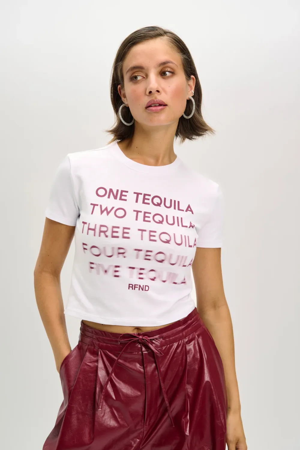 ladies knitted crop top MIRA