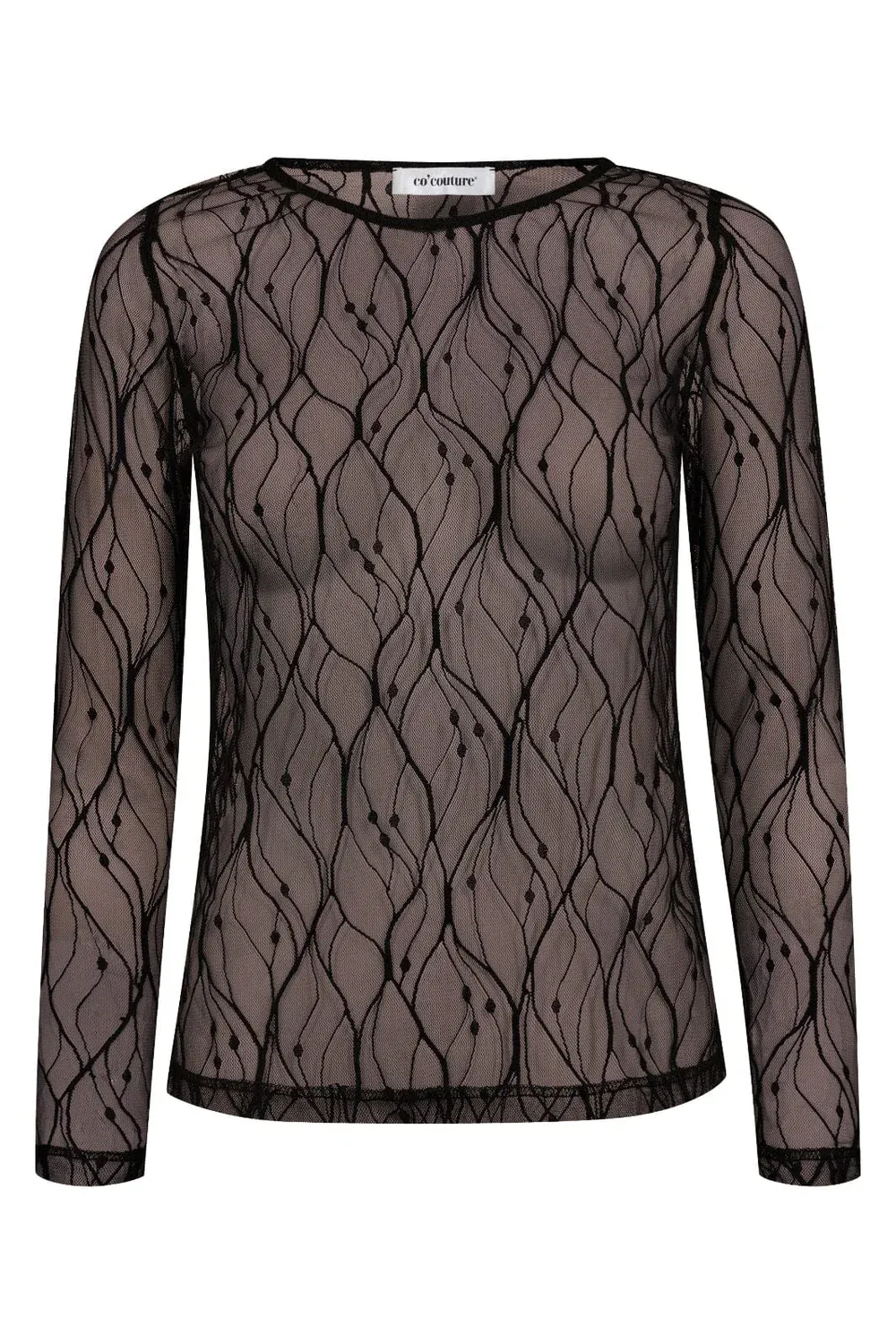 CO’COUTURE MercyCC Mesh O-Blouse