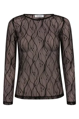 CO’COUTURE MercyCC Mesh O-Blouse