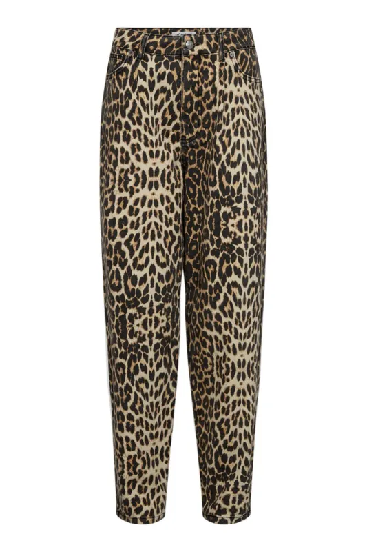 CO’COUTURE LeoCC Pleat LL Pant Khaki