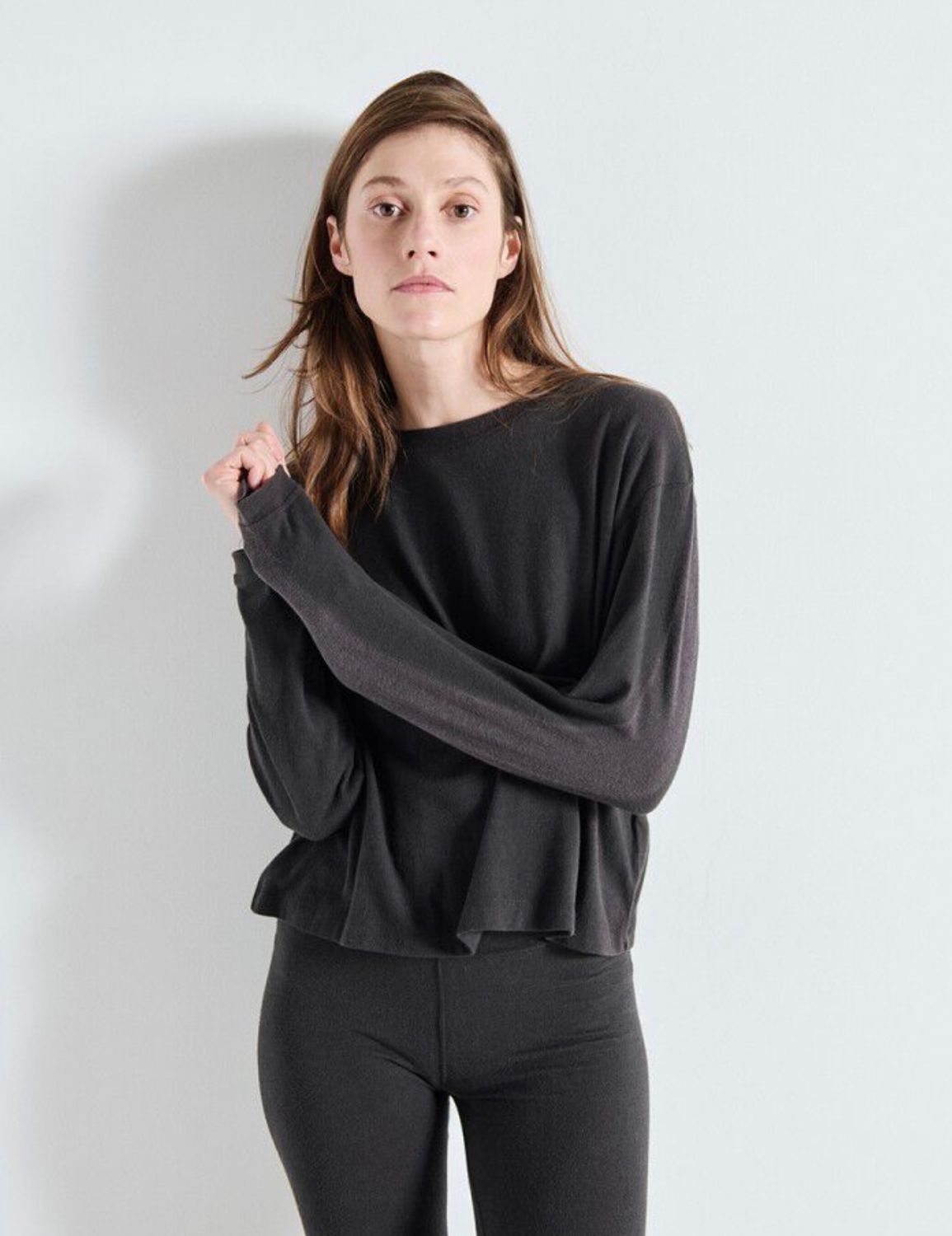 AMERICAN VINTAGE T-SHIRT YPA02BE26 CARBONE CHINE