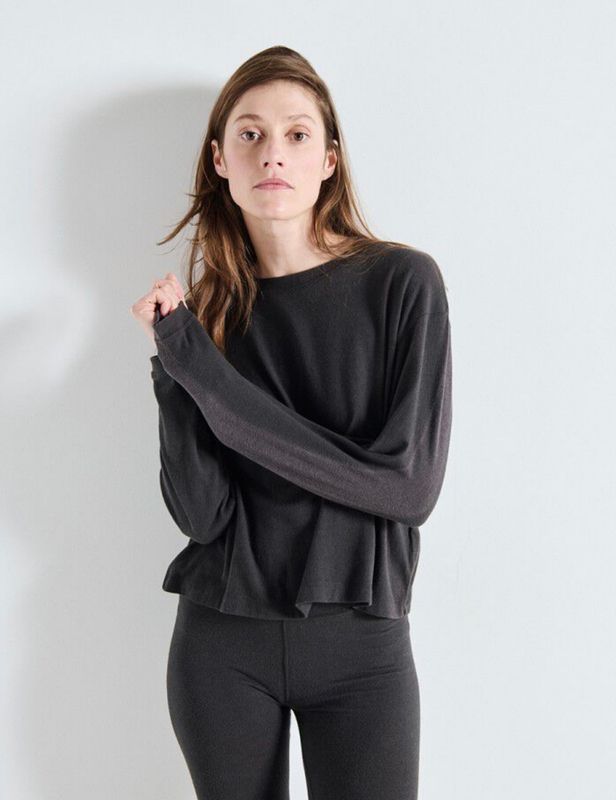 AMERICAN VINTAGE T-SHIRT YPA02BE26 CARBONE CHINE