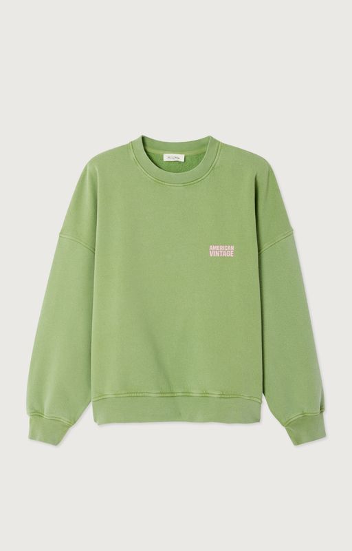 AMERICAN VINTAGE SWEAT PLI03CE26 CITRONELLE VINTAGE