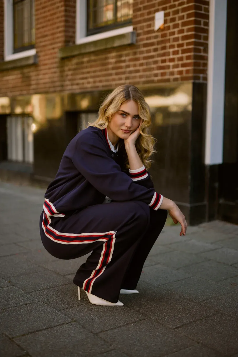 NUKUS Nora Pants Navy NKS09042