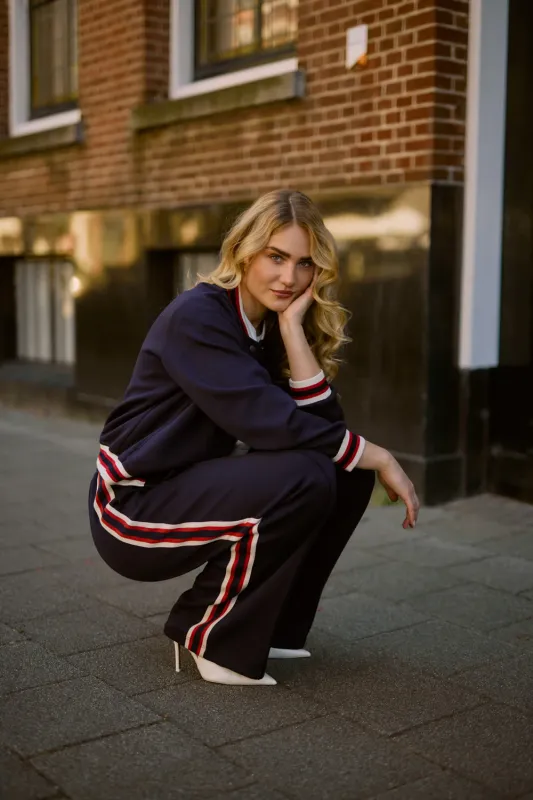 NUKUS Nora Pants Navy NKS09042