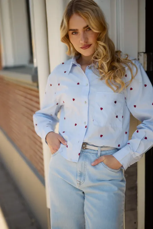 NUKUS Sorrento Blouse Heart NKS02102