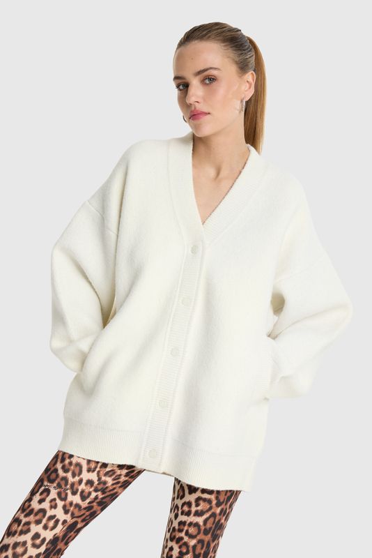 ALIX THE LABEL ladies knitted heavy cardigan