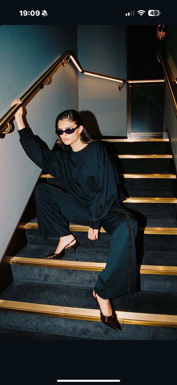 REFINED DEPARTMENT ladies knitted sweater pearls DANI