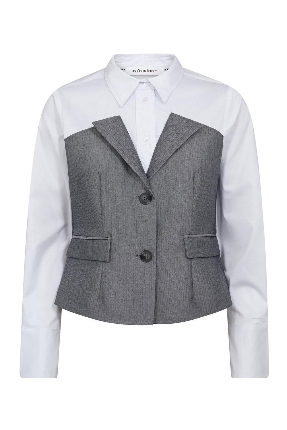 CO’COUTURE PollyCC Corsage Mix Shirt