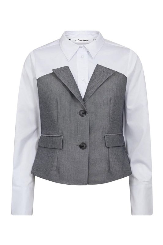 CO’COUTURE PollyCC Corsage Mix Shirt