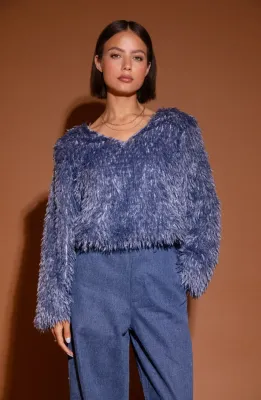 STUDIO AMAYA BRIDGET TOP | BLAUW