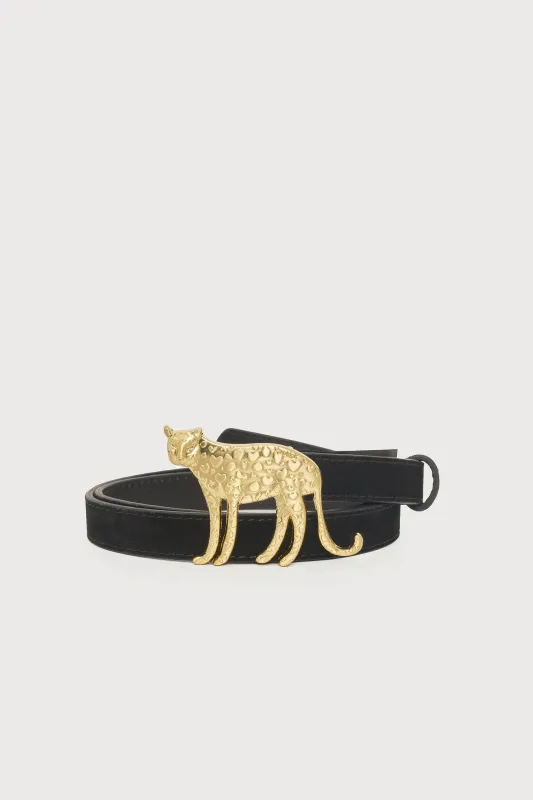 FABIENNE CHAPOT Leopard Buckle Belt