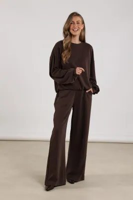 NUKUS Gaia Pants Dark Chocolate