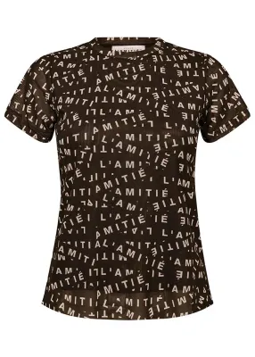 L'AMITIÉ Mesh Logo Tee