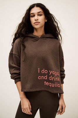 BA&amp;SH HOODED SWEATSHIRT PIMBUS EBENE