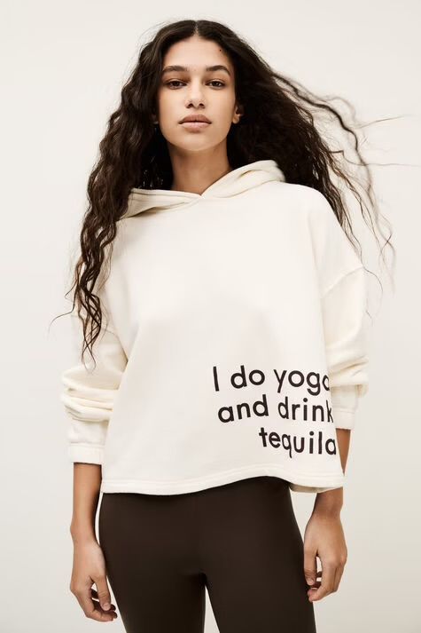 BA&amp;SH HOODED SWEATSHIRT PIMBUS ECRU