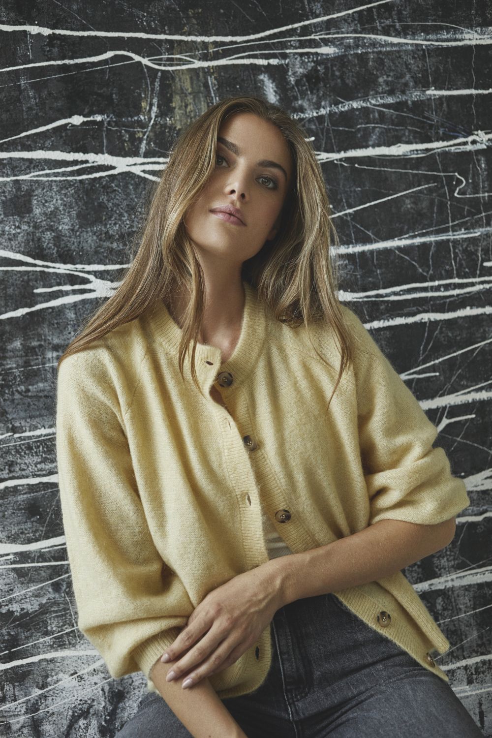 CO’COUTURE RonanCC Cardigan 42013 Pale Yellow