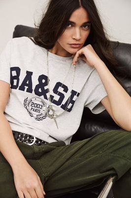 BA&amp;SH T-SHIRT IONI 1E26IONI GRISCHINE