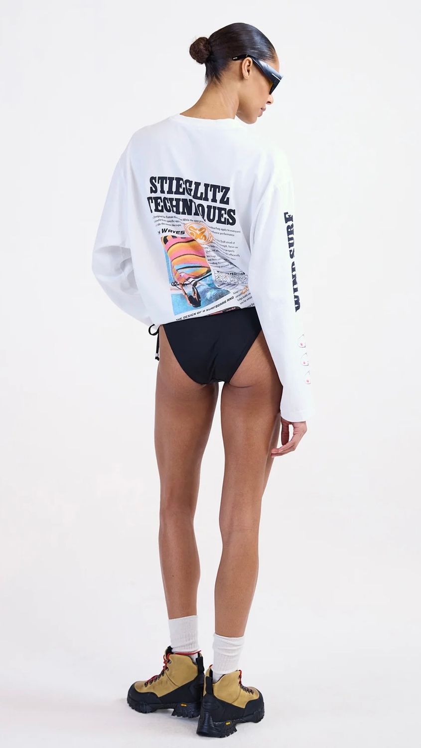 STIEGLITZ Monica Wide Skate Longsleeve white