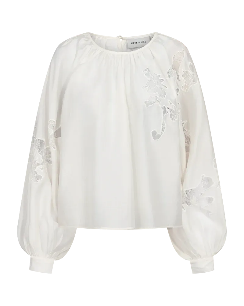 COPENHAGEN MUSE CMMOLLY-BLOUSE Jet Stream