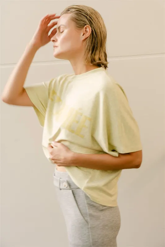 AIMEE THE LABEL BenjaminS6 tone-on-t YELLOW