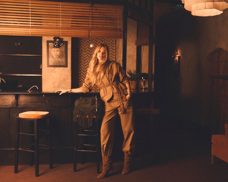 BA&amp;SH COCOON JACKET 1E26COCO CAMEL