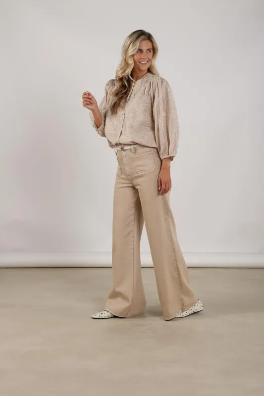 NUKUS Scarlet Pants Sand NKS09061