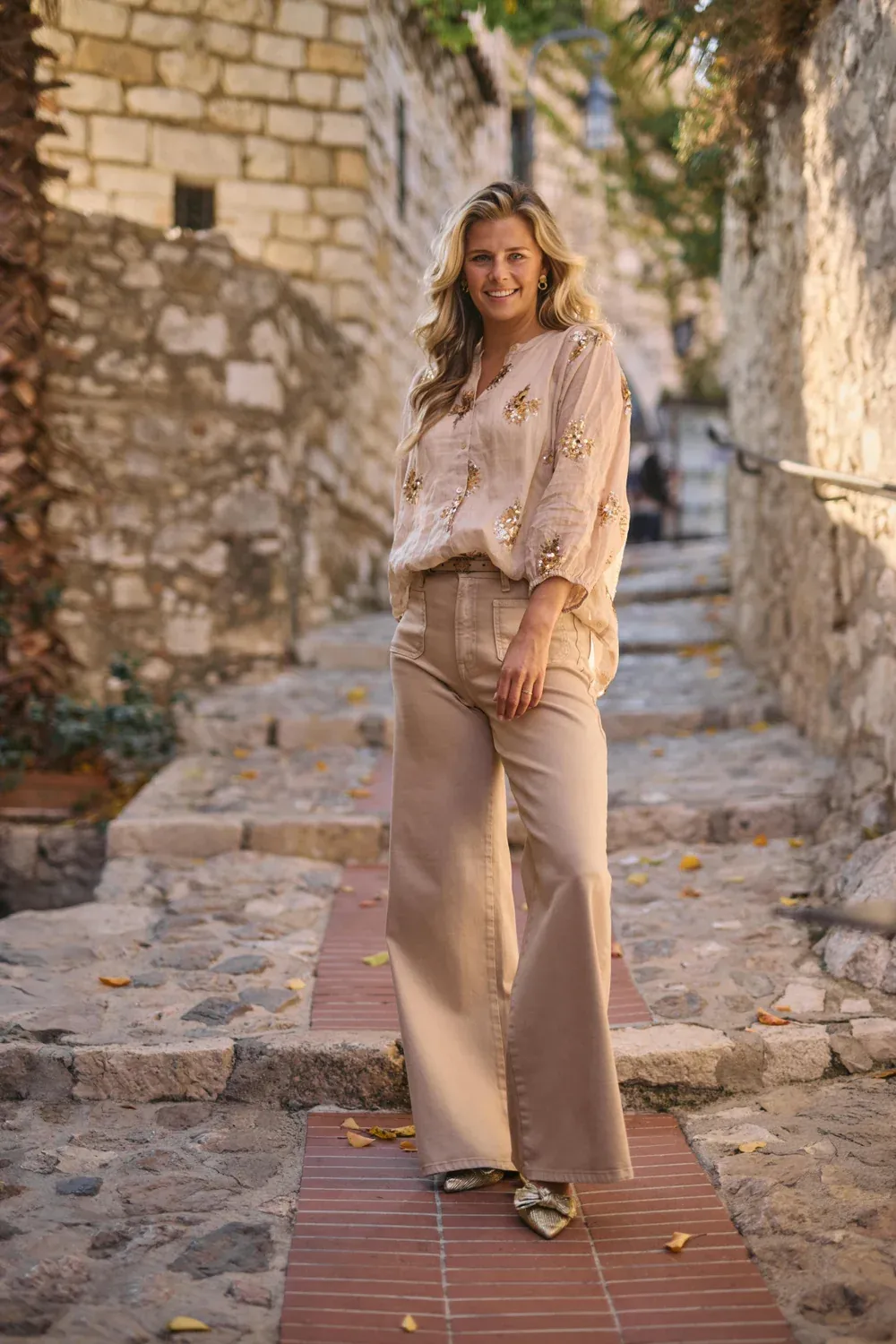 NUKUS Scarlet Pants Sand NKS09061