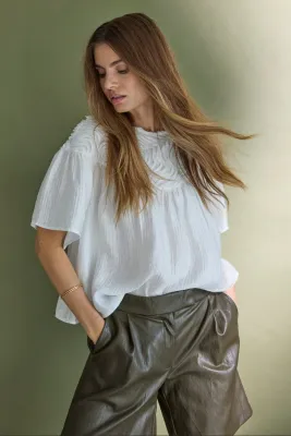 CO’COUTURE TassyCC Flower SS Blouse 45072