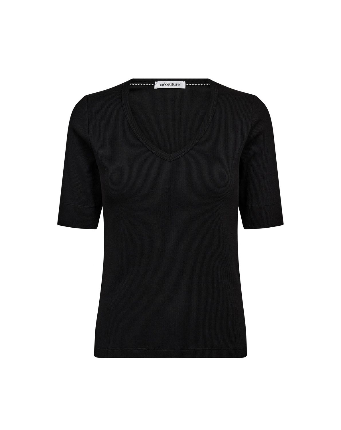 CO’COUTURE GrannyCC Rib SS V-Tee 43018