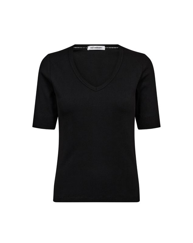CO’COUTURE GrannyCC Rib SS V-Tee 43018