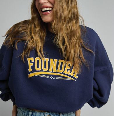 OU. Sweater Rue de Buci Founder Maritime Blue