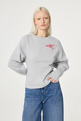 FABIENNE CHAPOT Dhelia Sweater Mid Grey Melange CLTSWE03SS269523