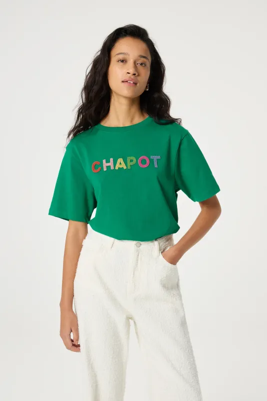 FABIENNE CHAPOT Pearl T-shirt Evergreen CLTTSH23SS264324
