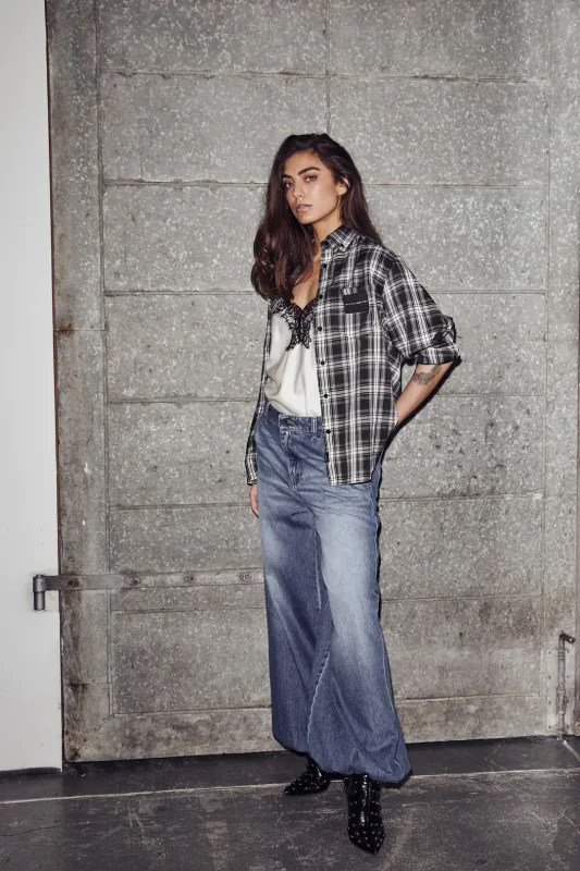 HAUTE L’AMITIÉ Denim Harem Pant HL10617