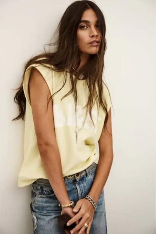 BA&amp;SH SWEATER BEATA JAUNE 1E26BEAT