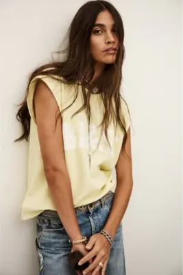 BA&amp;SH SWEATER BEATA JAUNE 1E26BEAT