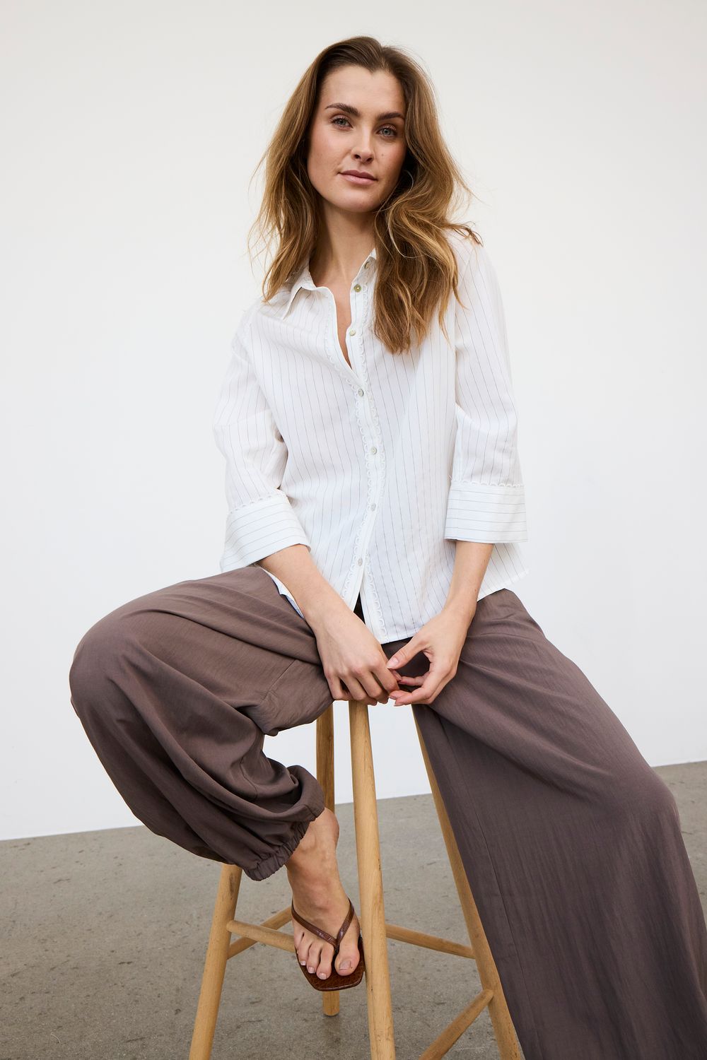 TOODAY TDAmelle Pants Bitter Chocolate