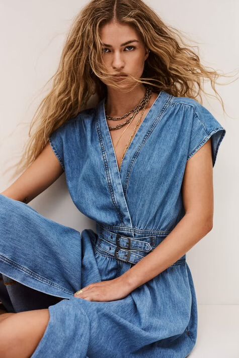 BA&amp;SH LOVE MIDI JURK 1E26LOVE JEANS
