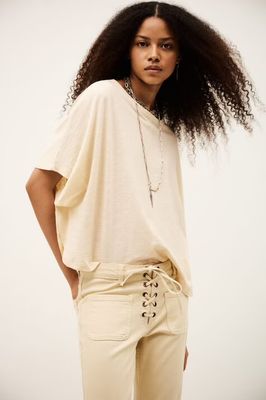 BA&amp;SH CACI CAPE TEE 1E26CACI ECRU