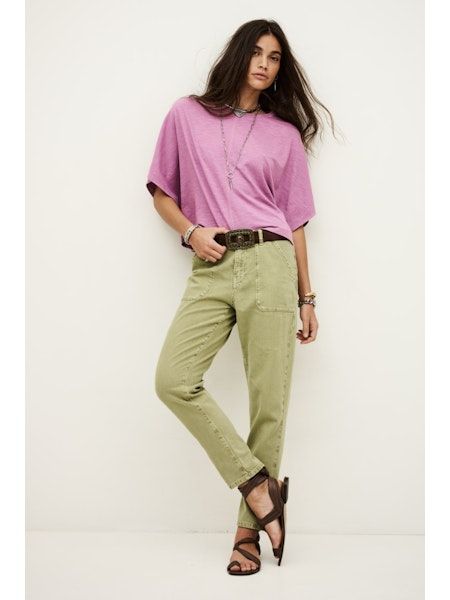BA&amp;SH CACI CAPE TEE 1E26CACI ROZE