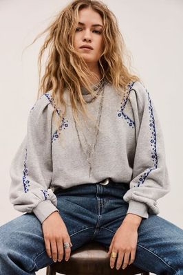 BA&amp;SH SWEATER MESTA 1E26MEST GRIJS