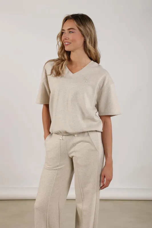 NUKUS Cici Pullover Lurex V-neck